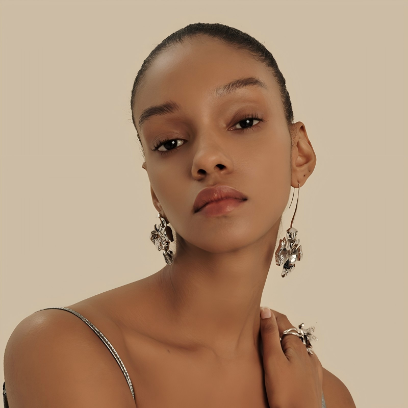 Magnolia earrings